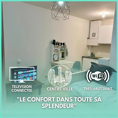 L'etincelant, Centre - Connecte - Lumineux & Cosy Apartment Nancy