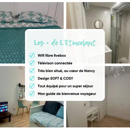 L'étincelant, Centré - Connecté - Lumineux&cosy Nancy