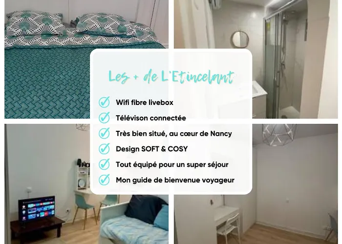 L'etincelant, Centre - Connecte - Lumineux & Cosy Нанси